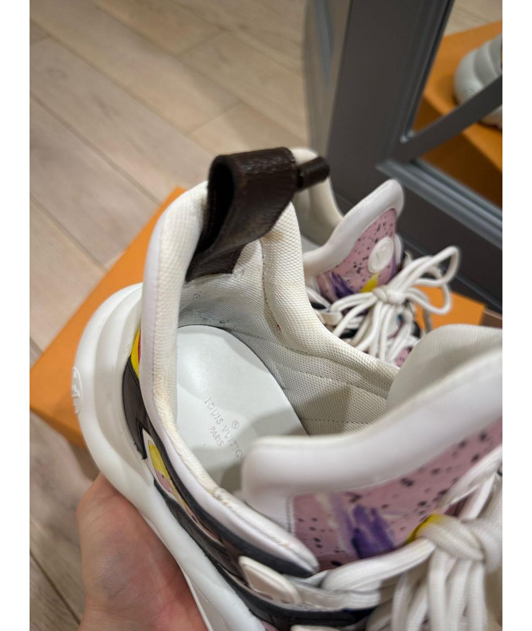 LOUIS VUITTON Мульти кожаные кроссовки, фото 7