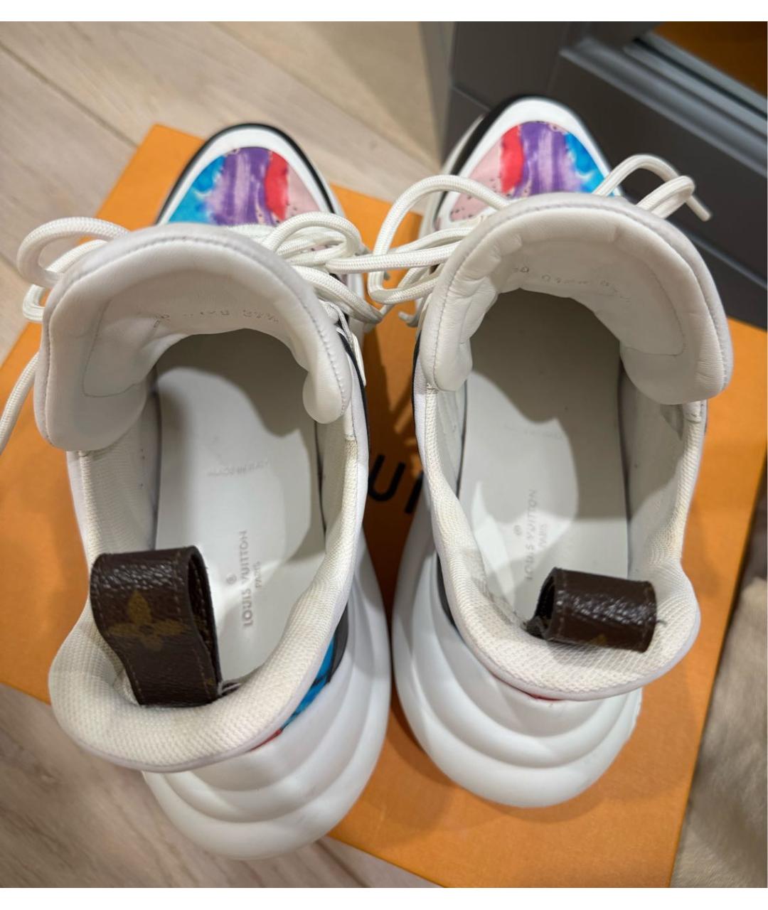 LOUIS VUITTON Мульти кожаные кроссовки, фото 6