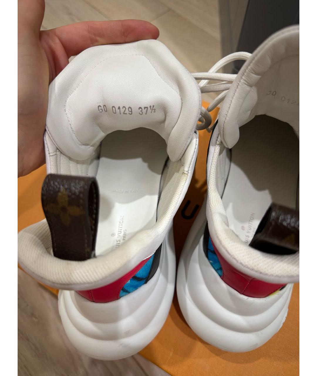LOUIS VUITTON Мульти кожаные кроссовки, фото 5
