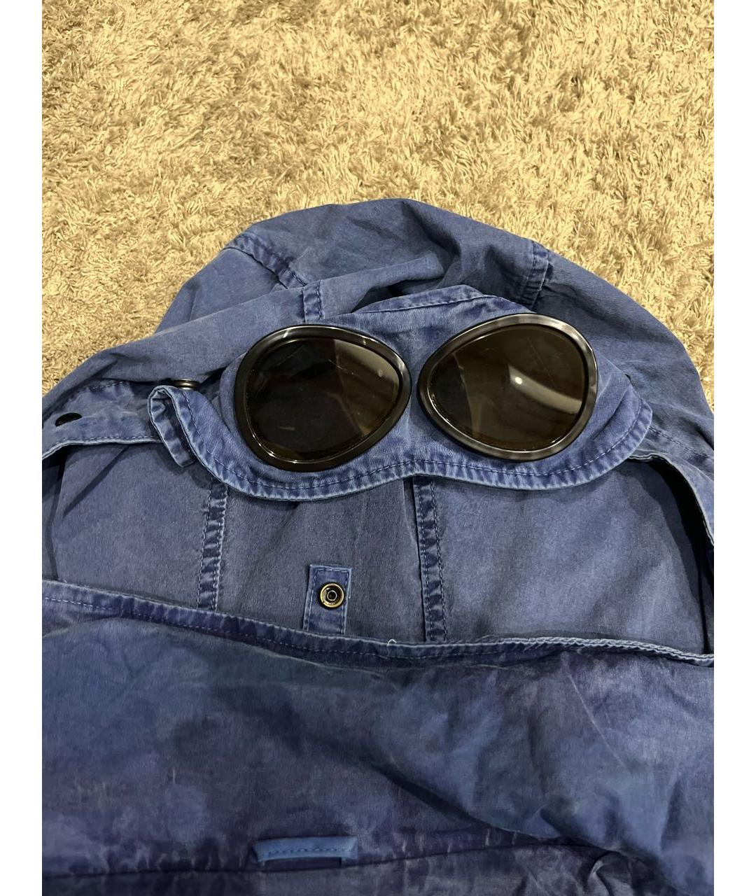 CP COMPANY Темно-синяя хлопковая куртка, фото 3