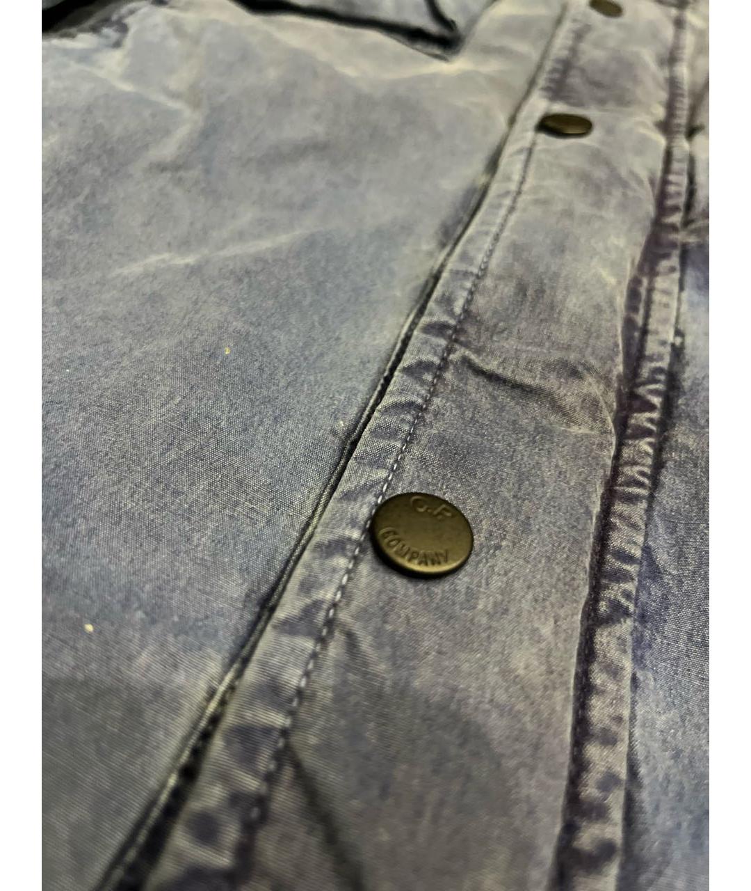 CP COMPANY Темно-синяя хлопковая куртка, фото 4