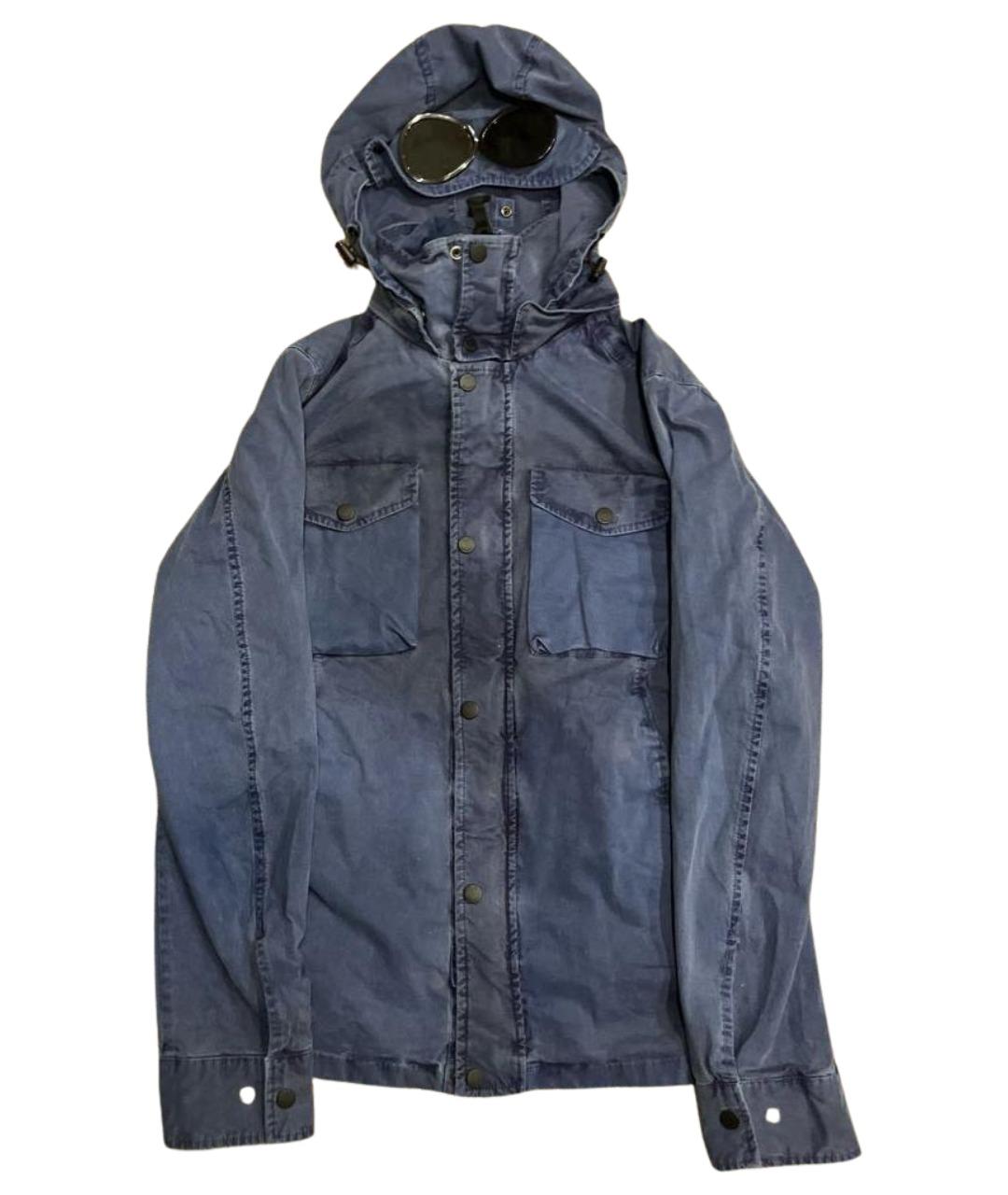 CP COMPANY Темно-синяя хлопковая куртка, фото 1