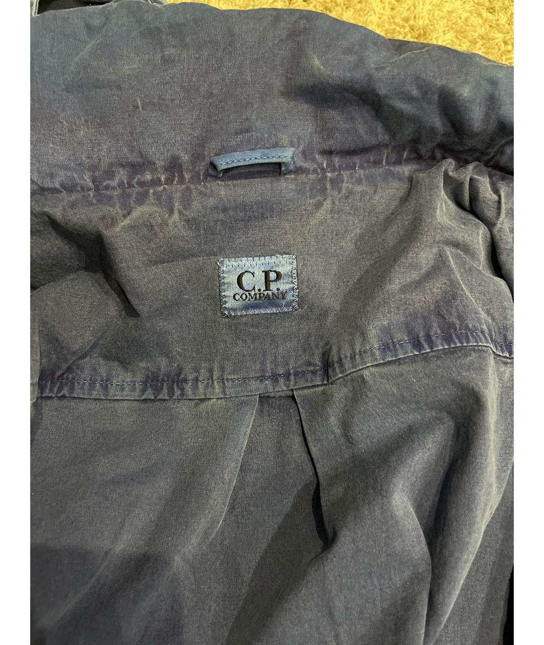 CP COMPANY Темно-синяя хлопковая куртка, фото 5