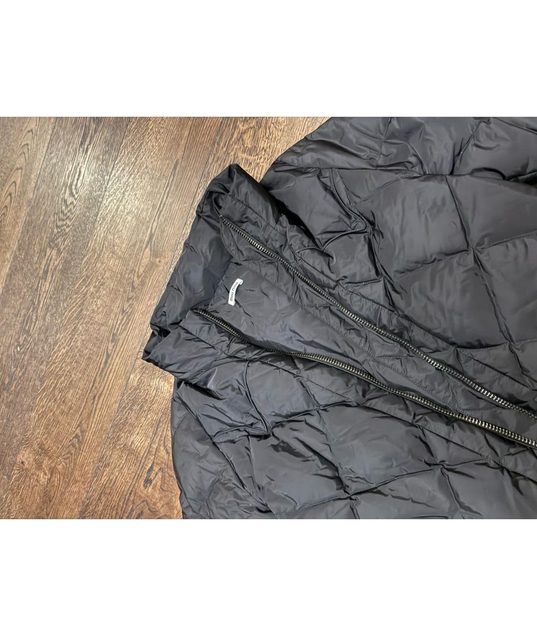 MIU MIU Черный пуховик, фото 3