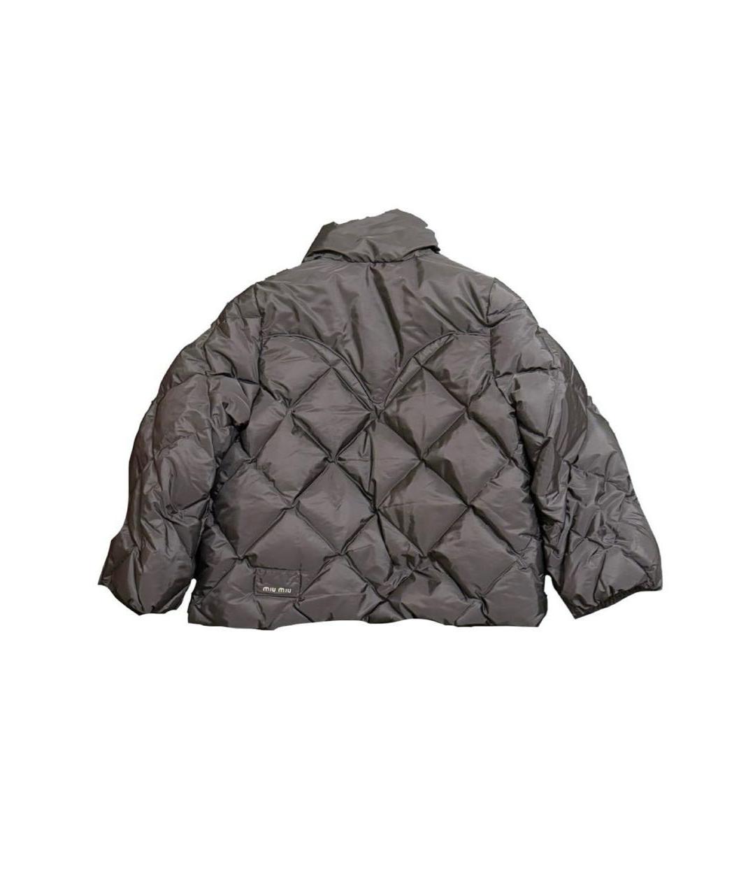 MIU MIU Черный пуховик, фото 2