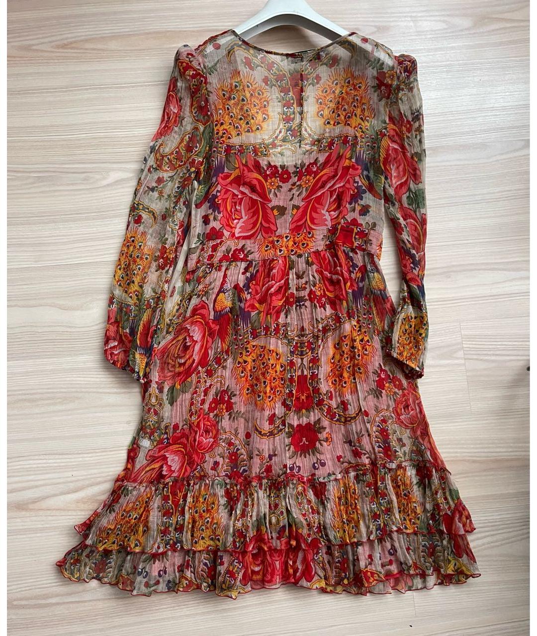 BLUGIRL Красное вискозное вечернее платье, фото 2