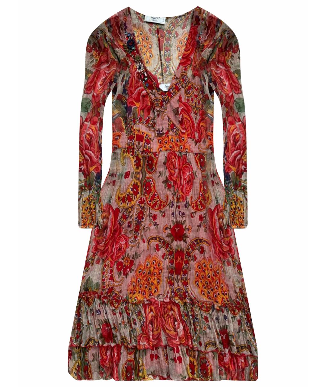 BLUGIRL Красное вискозное вечернее платье, фото 1