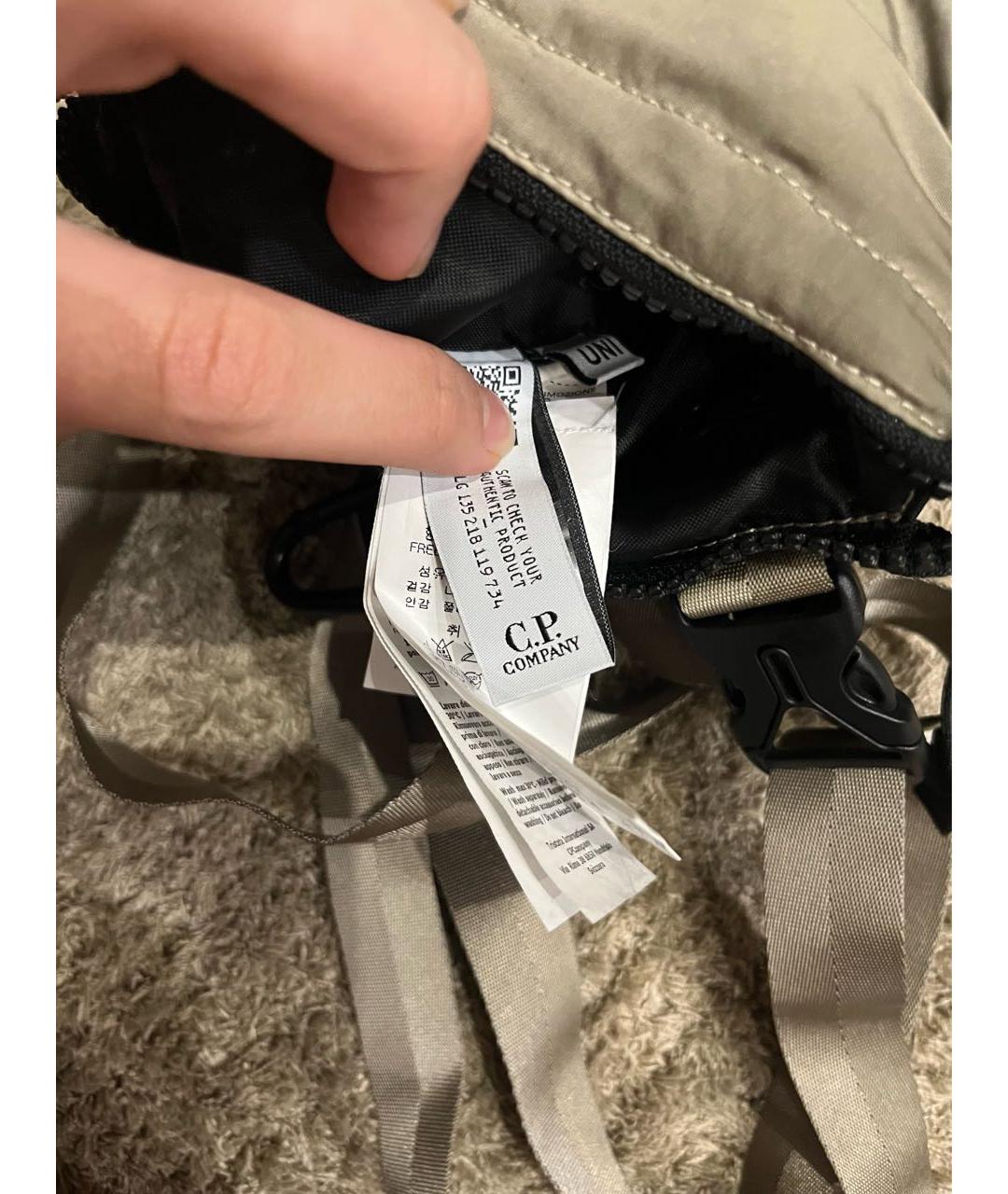 CP COMPANY Бежевая сумка на плечо, фото 5