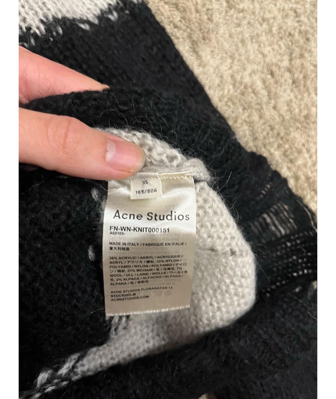 ACNE STUDIOS Мульти шерстяной джемпер / свитер, фото 4