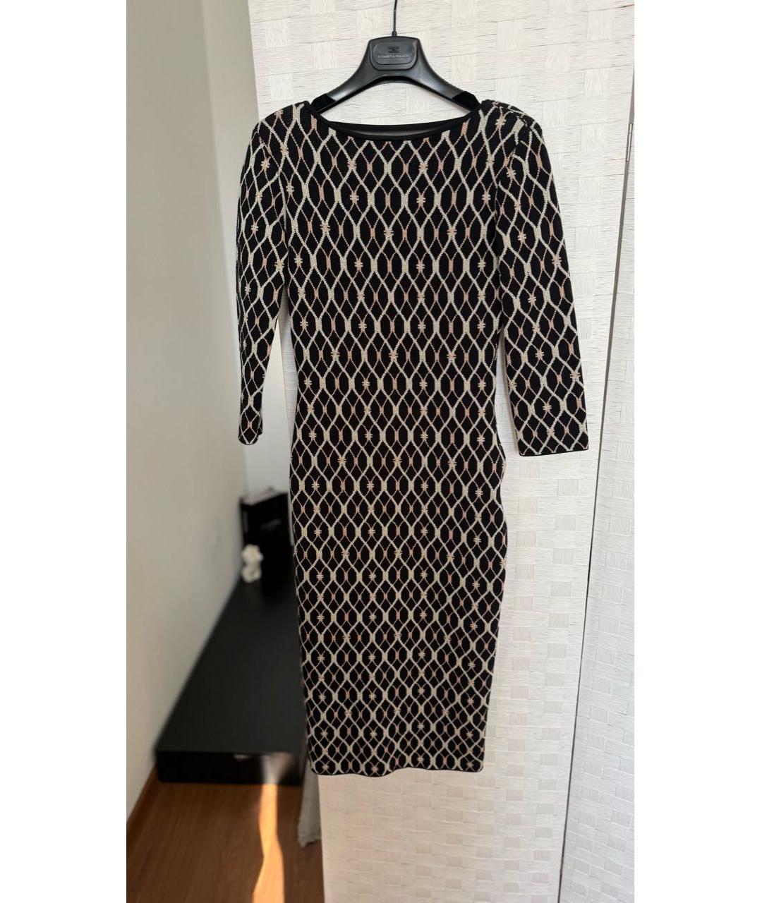 ELISABETTA FRANCHI Мульти повседневное платье, фото 4