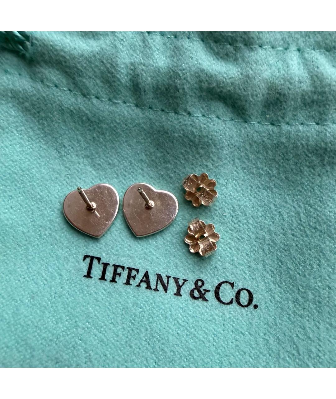 TIFFANY&CO Серебряные серебряные серьги, фото 6