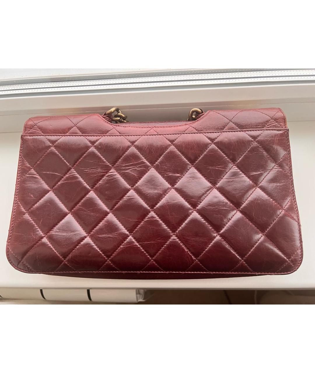 CHANEL Коричневая кожаная сумка через плечо, фото 3