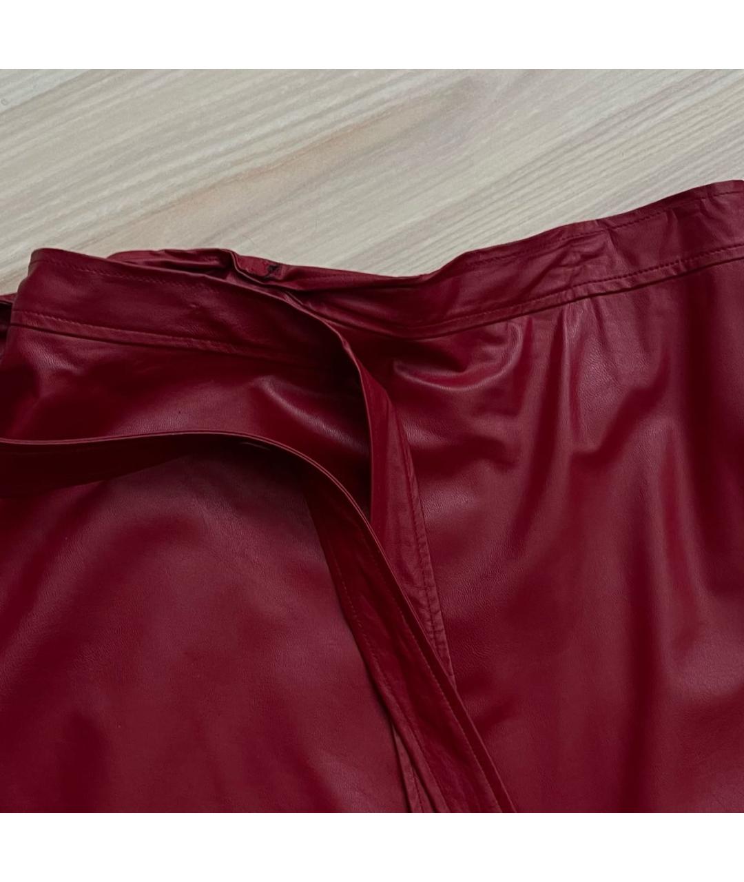 TWIN-SET Красная полиамидовая юбка макси, фото 4