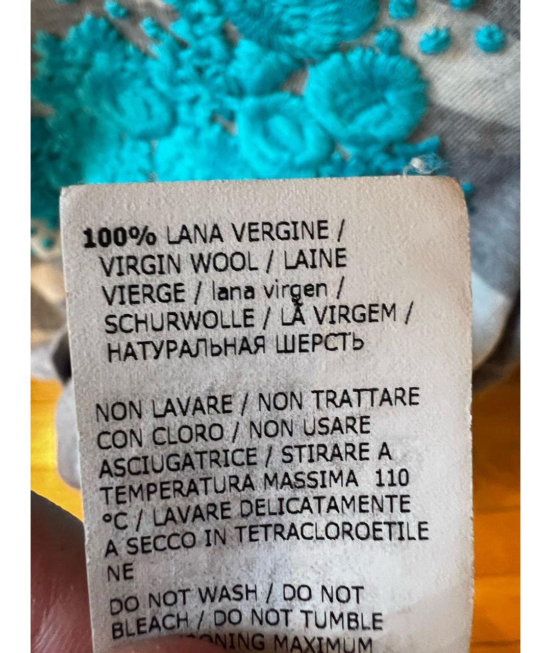 BLUGIRL Серый шерстяной джемпер / свитер, фото 4