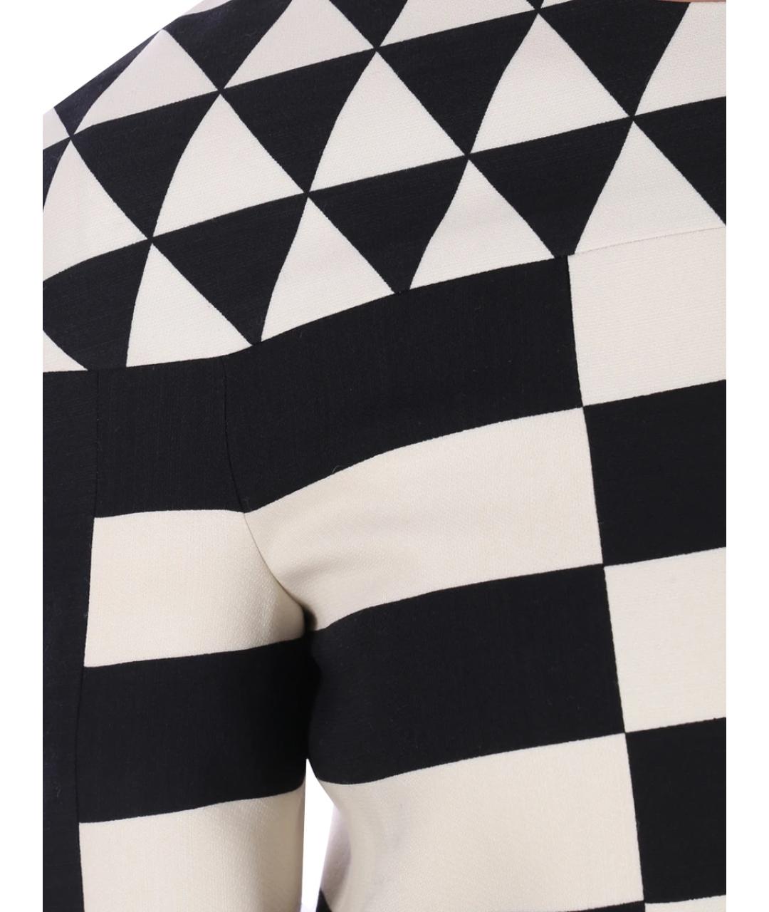 VALENTINO Мульти шерстяное повседневное платье, фото 3