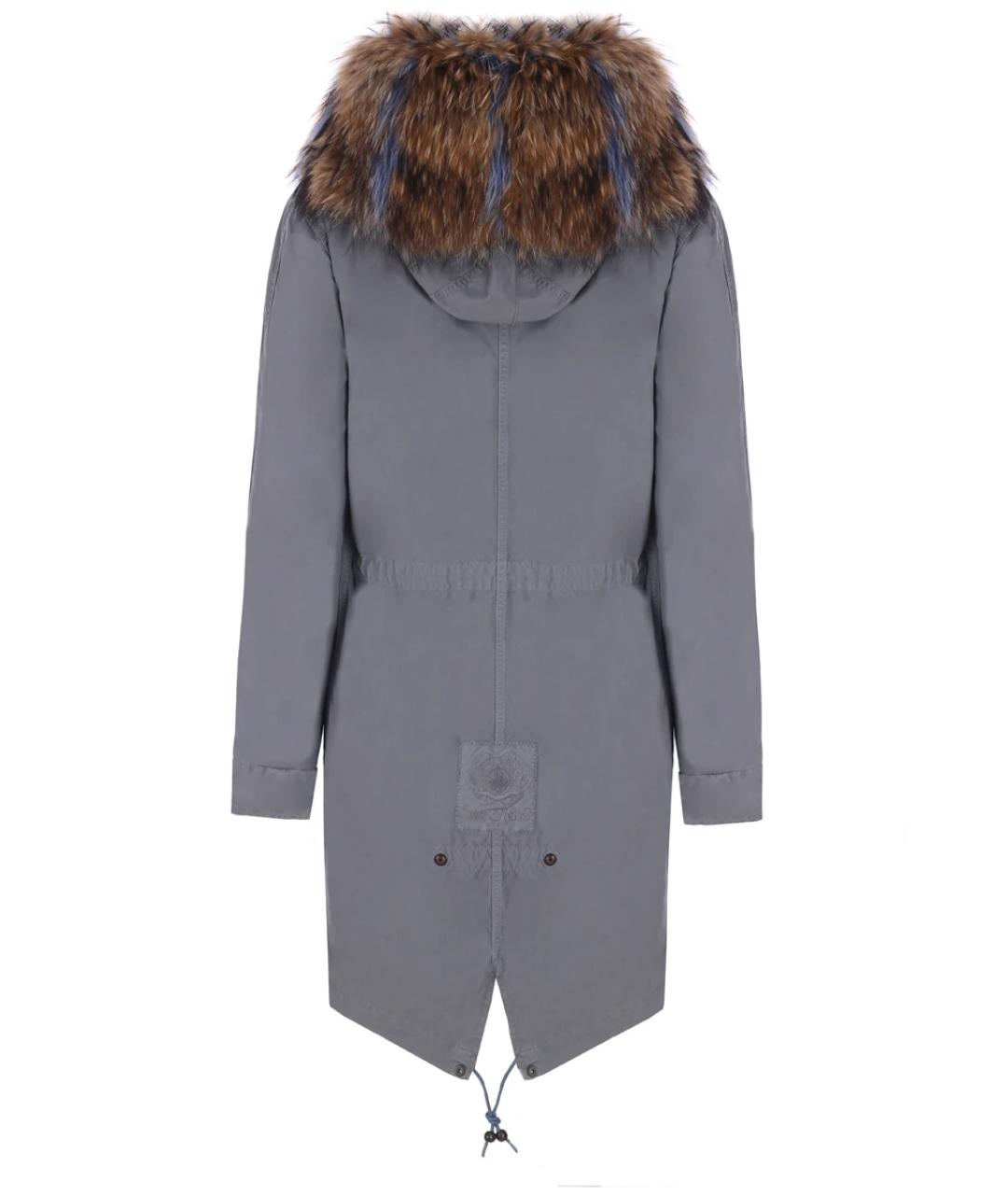 MR & MRS ITALY Серая полиэстеровая парка, фото 2