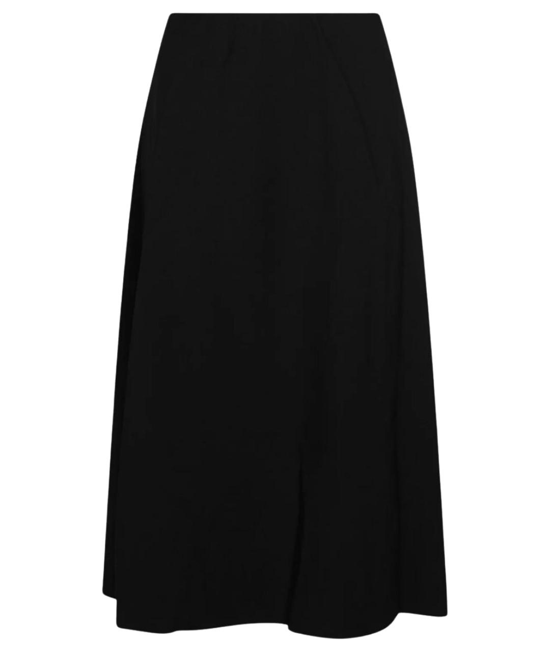 BRUNELLO CUCINELLI Черная шерстяная юбка миди, фото 1