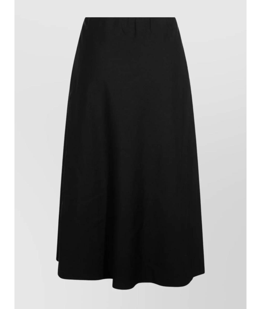 BRUNELLO CUCINELLI Черная шерстяная юбка миди, фото 2