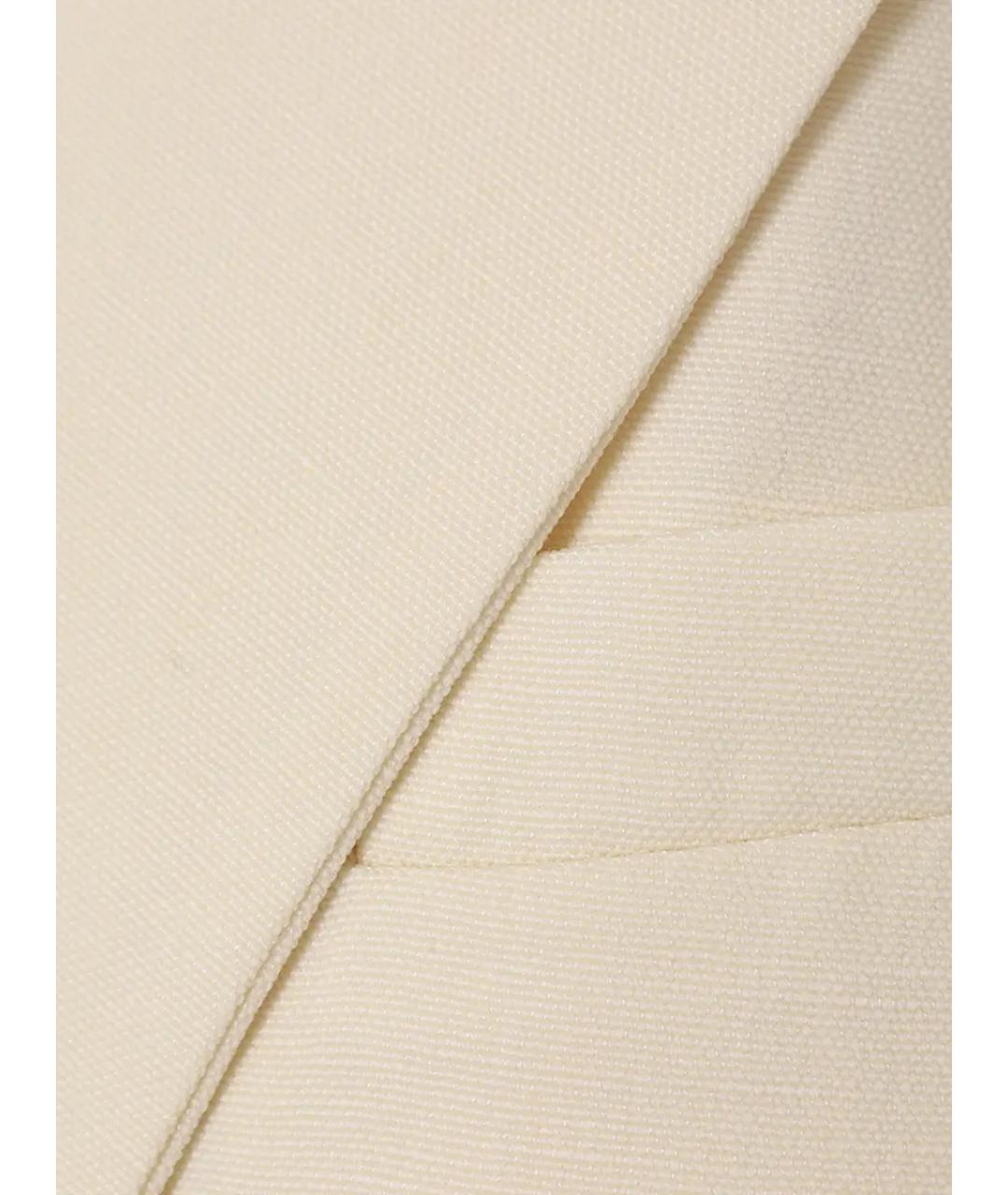 FABIANA FILIPPI Бежевый шерстяной жакет/пиджак, фото 3