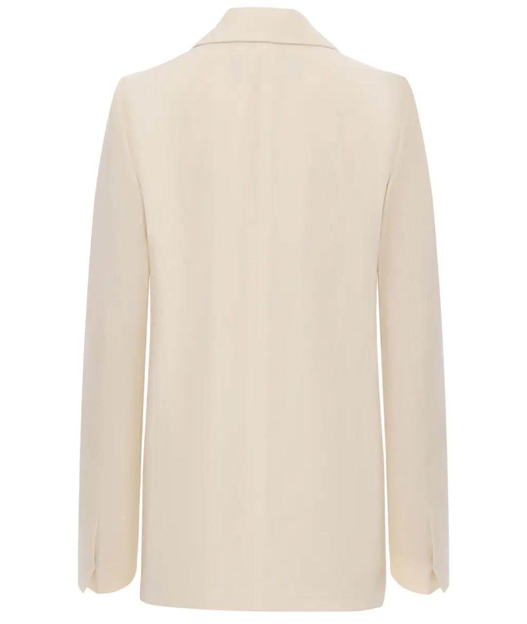 FABIANA FILIPPI Бежевый шерстяной жакет/пиджак, фото 2