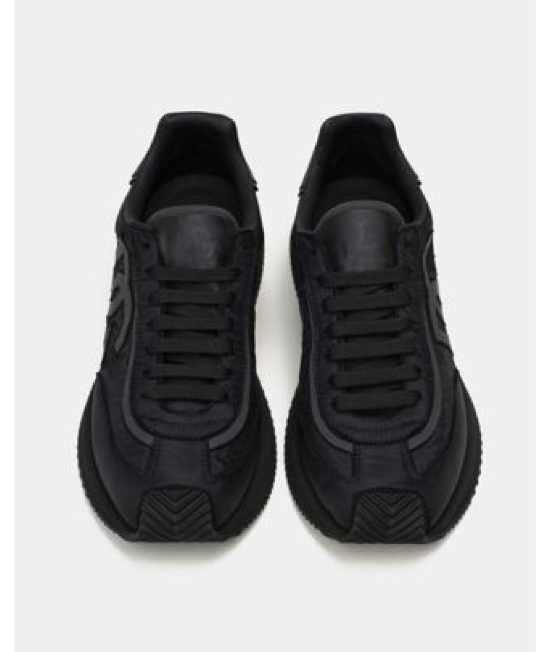 DOLCE&GABBANA Черные синтетические низкие кроссовки / кеды, фото 2