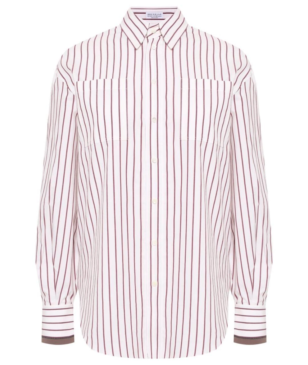 BRUNELLO CUCINELLI Белая хлопковая рубашка, фото 1