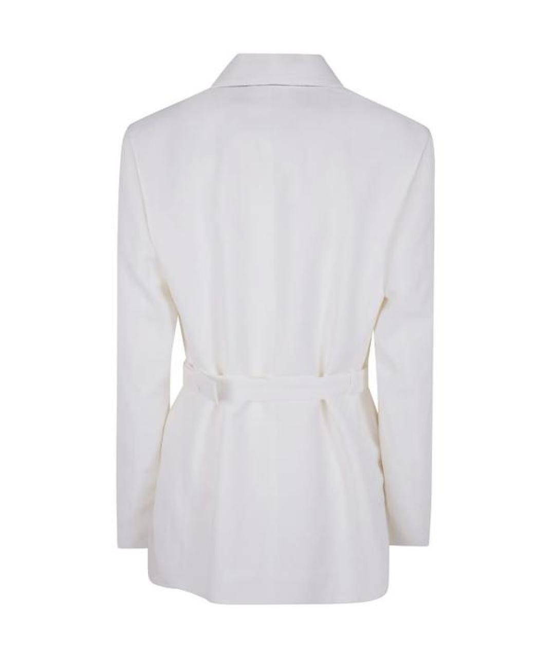 BRUNELLO CUCINELLI Белый вискозный жакет/пиджак, фото 2
