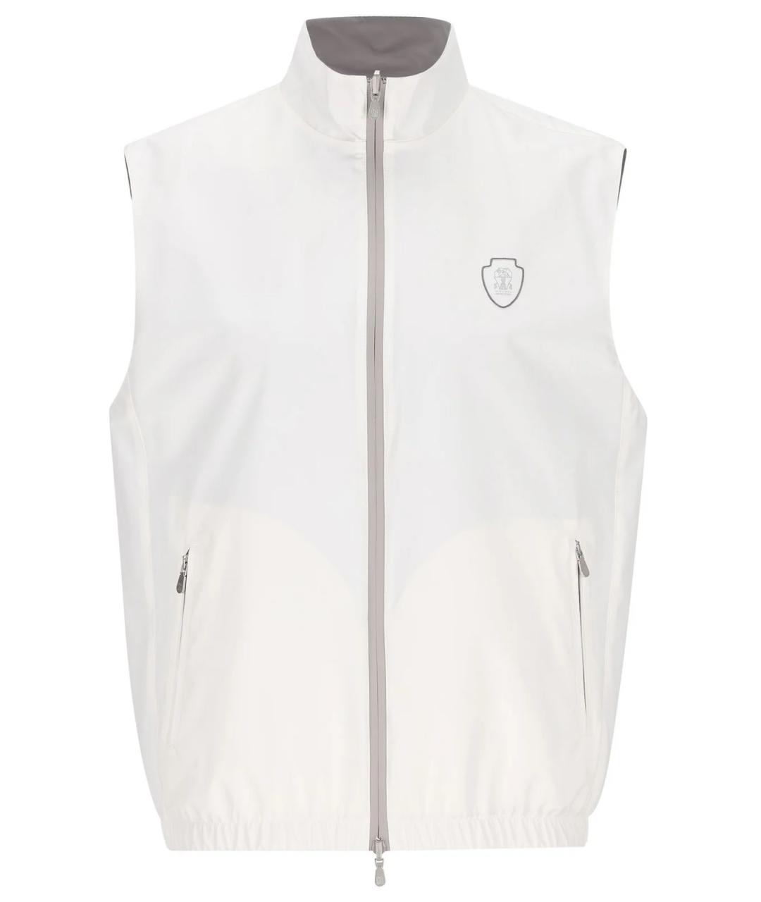 BRUNELLO CUCINELLI Белый полиамидовый жилет, фото 1