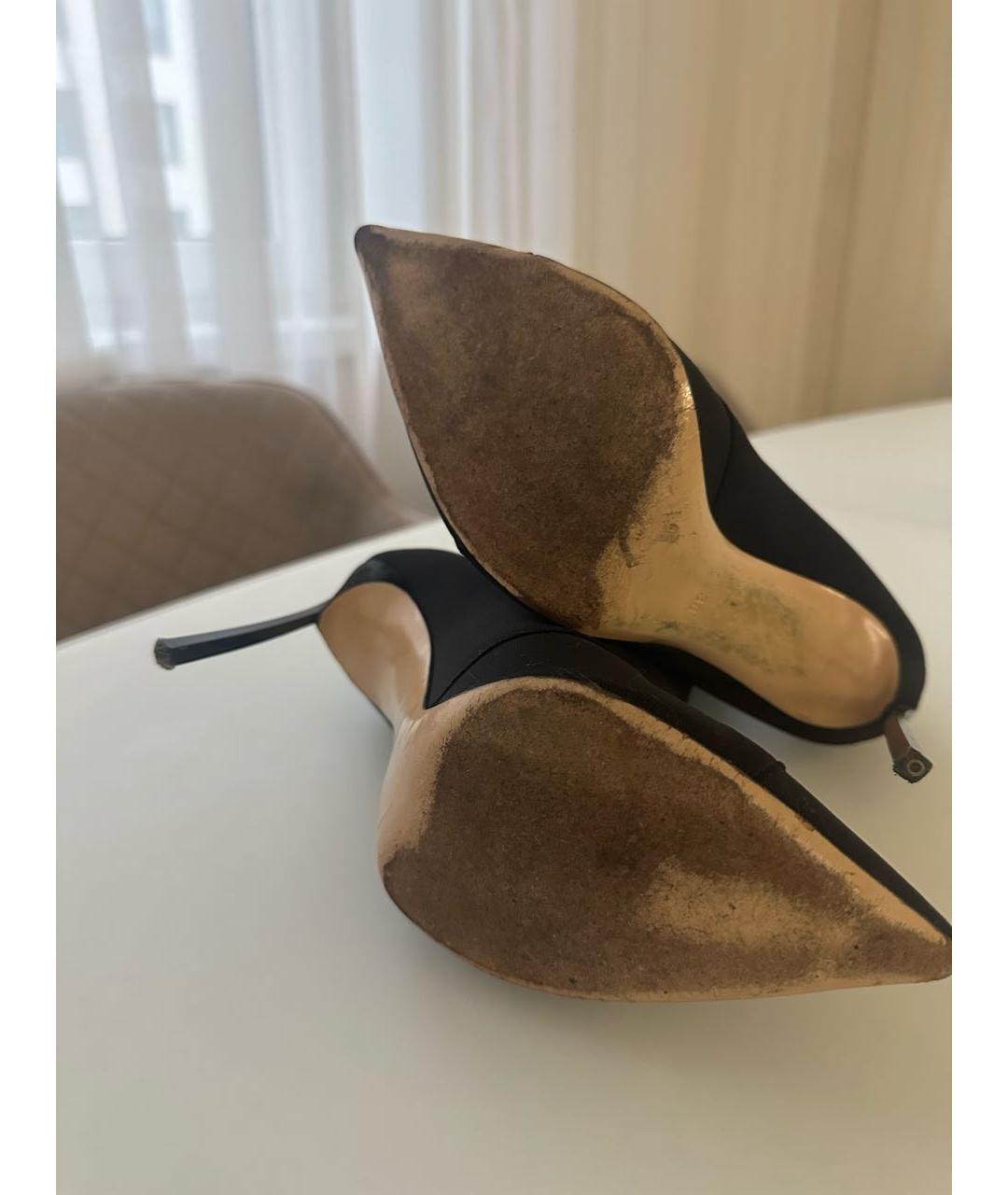 CASADEI Черные текстильные ботильоны, фото 8