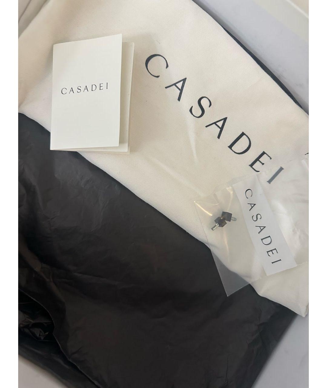 CASADEI Черные текстильные ботильоны, фото 5