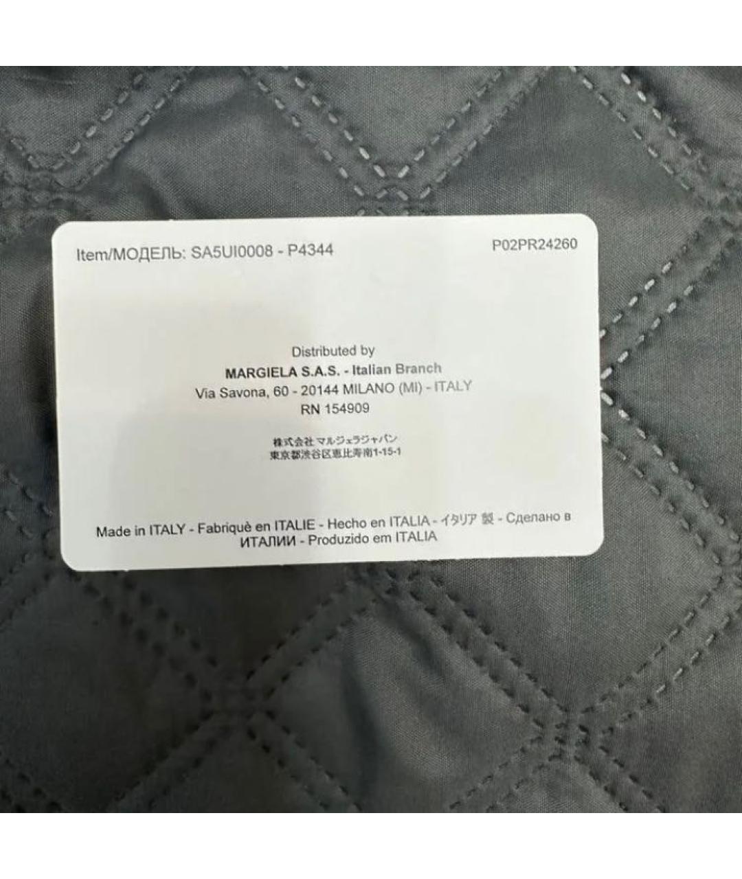 MM6 MAISON MARGIELA Черный кожаный кардхолдер, фото 8