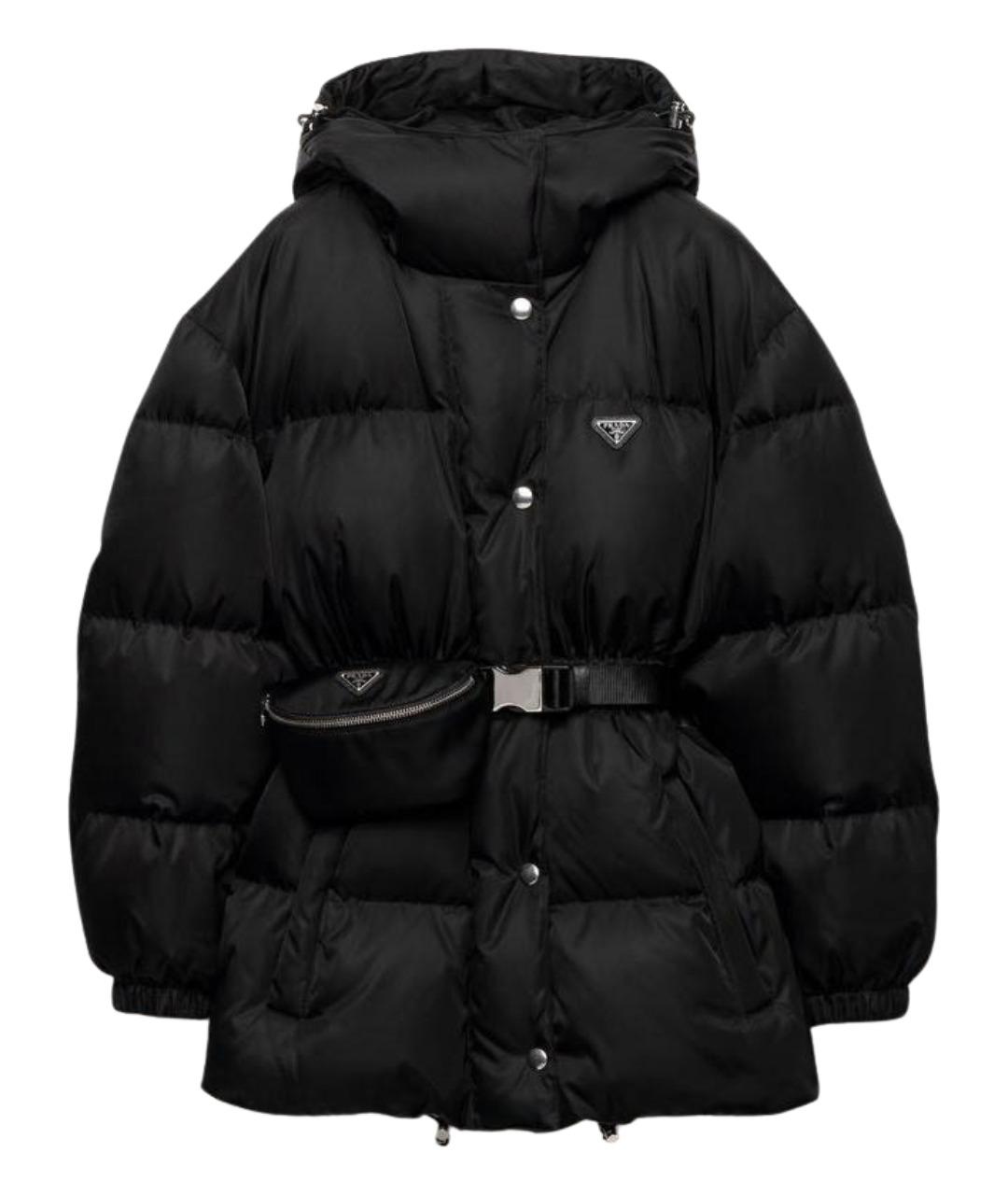 PRADA Черный пуховик, фото 1