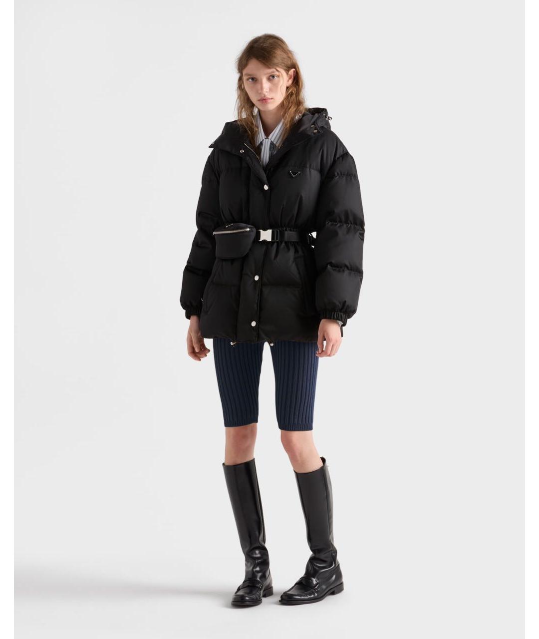 PRADA Черный пуховик, фото 2