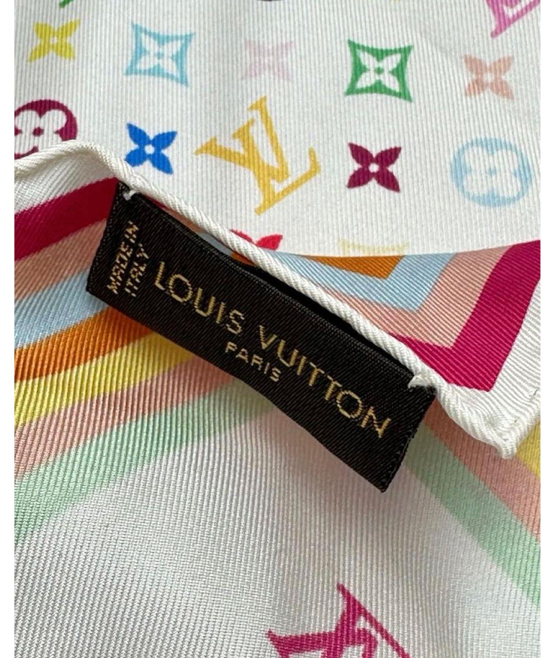 LOUIS VUITTON Мульти шелковый платок, фото 2