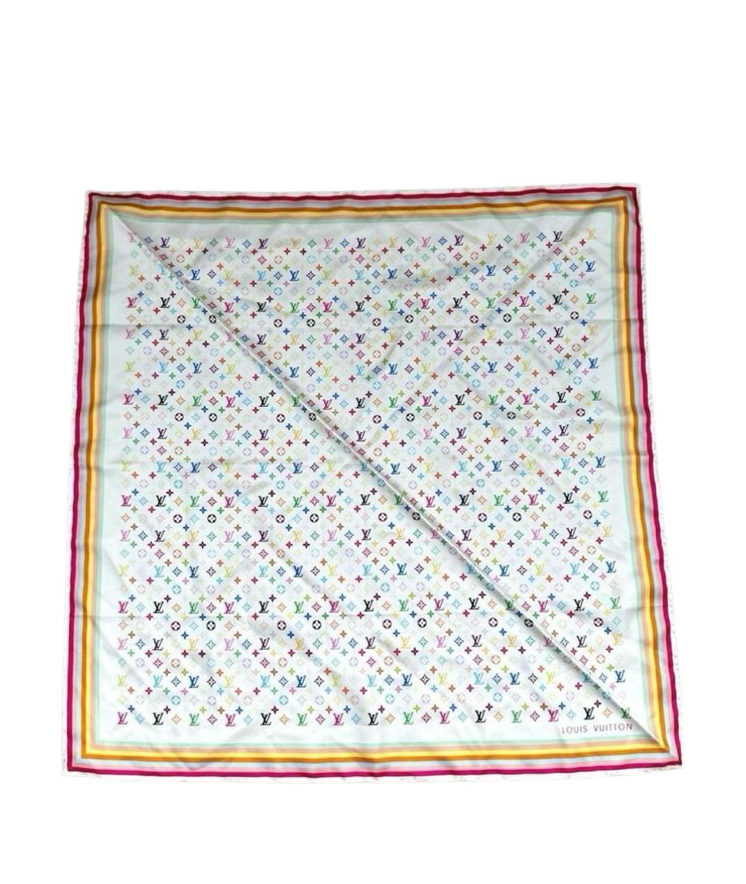 LOUIS VUITTON Мульти шелковый платок, фото 1
