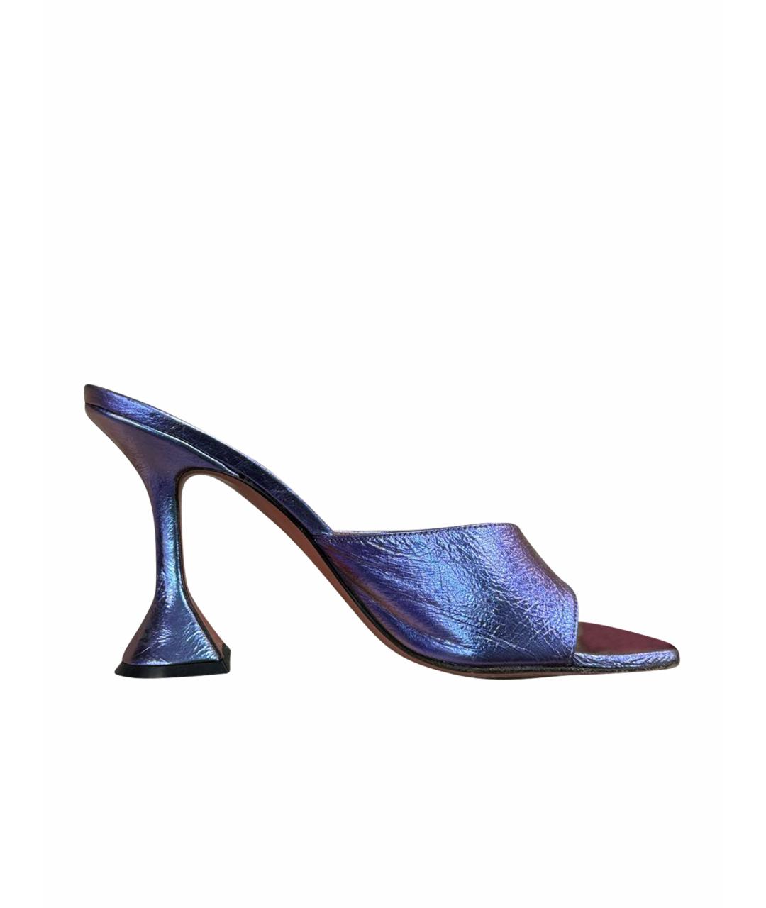 Amina Muaddi Мульти кожаные мюли, фото 1