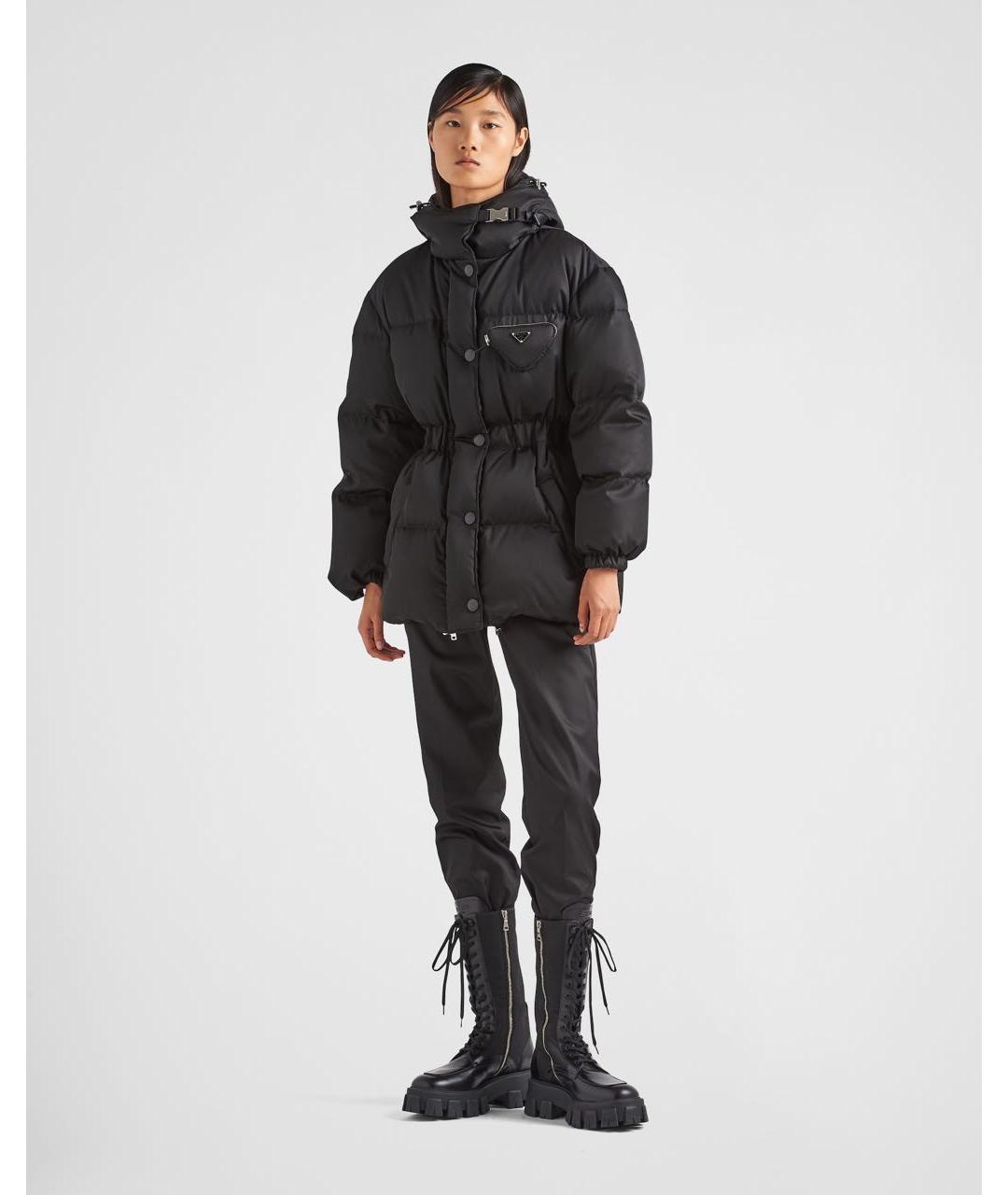 PRADA Черный пуховик, фото 2