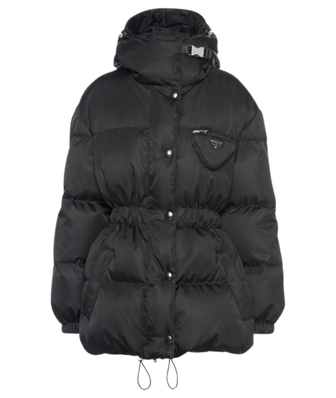 PRADA Черный пуховик, фото 1