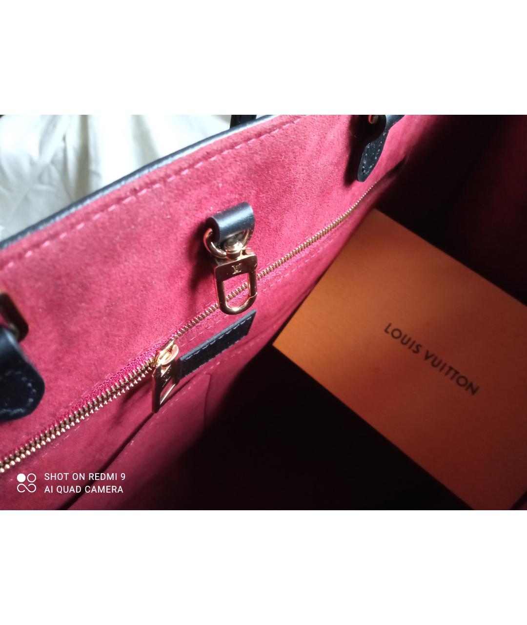 LOUIS VUITTON Черная сумка через плечо из экзотической кожи, фото 6