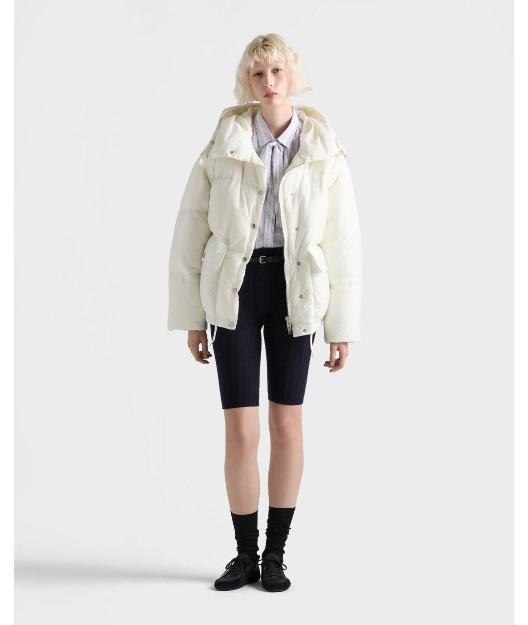 PRADA Белый пуховик, фото 2