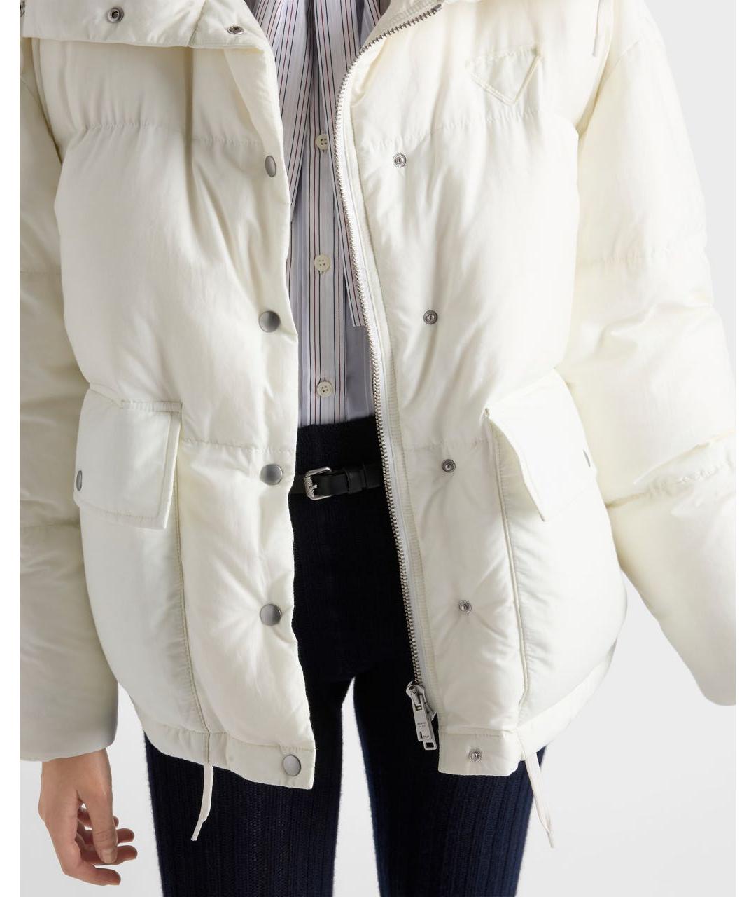 PRADA Белый пуховик, фото 3