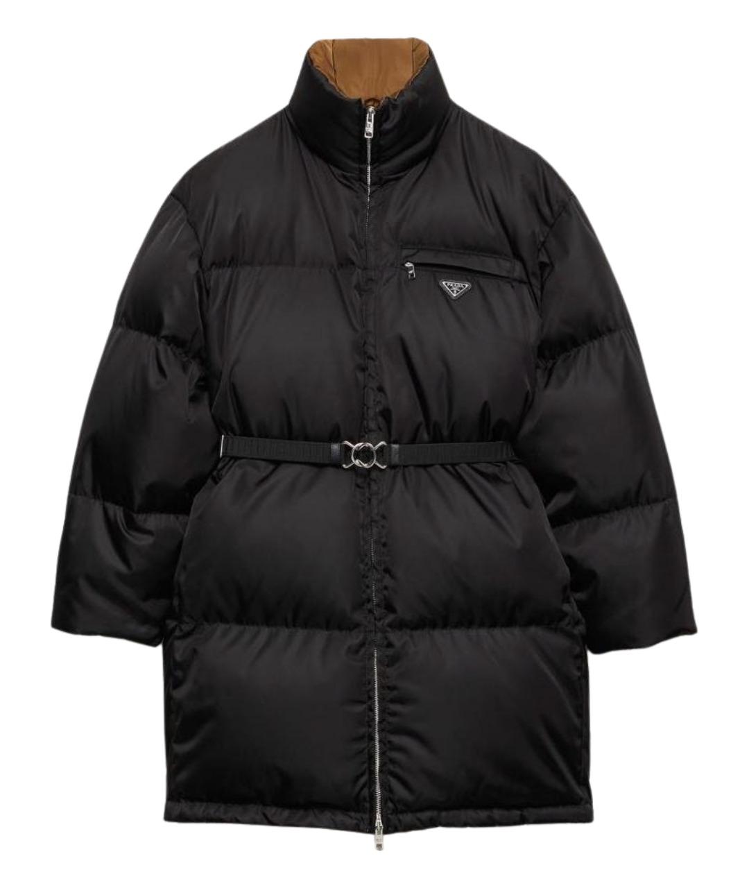 PRADA Черный пуховик, фото 1