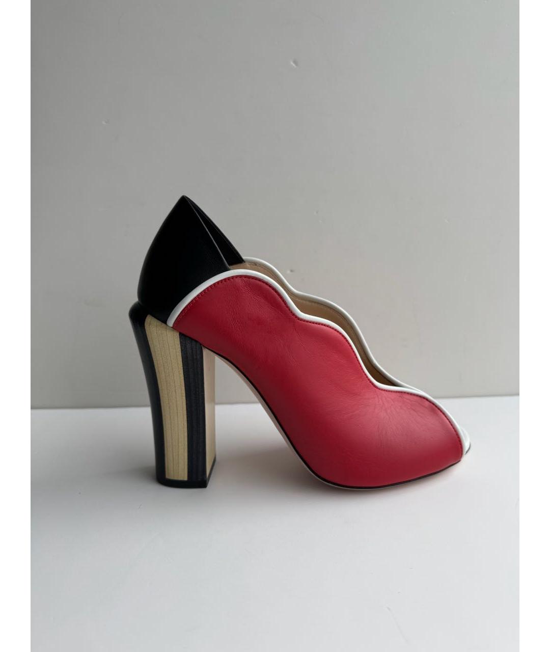 FENDI Мульти кожаные ботильоны, фото 9