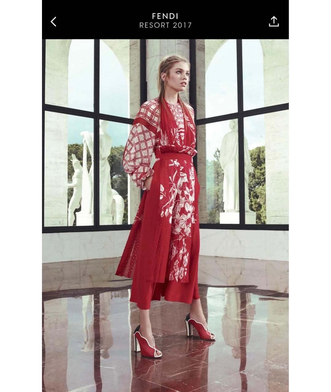 FENDI Мульти кожаные ботильоны, фото 8