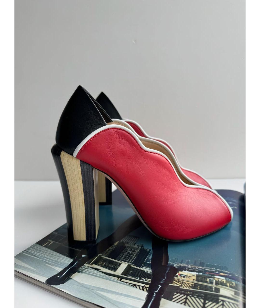 FENDI Мульти кожаные ботильоны, фото 7