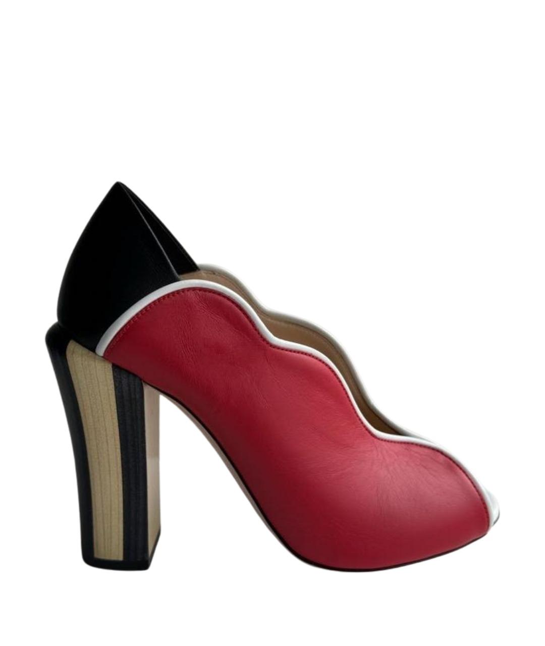 FENDI Мульти кожаные ботильоны, фото 1