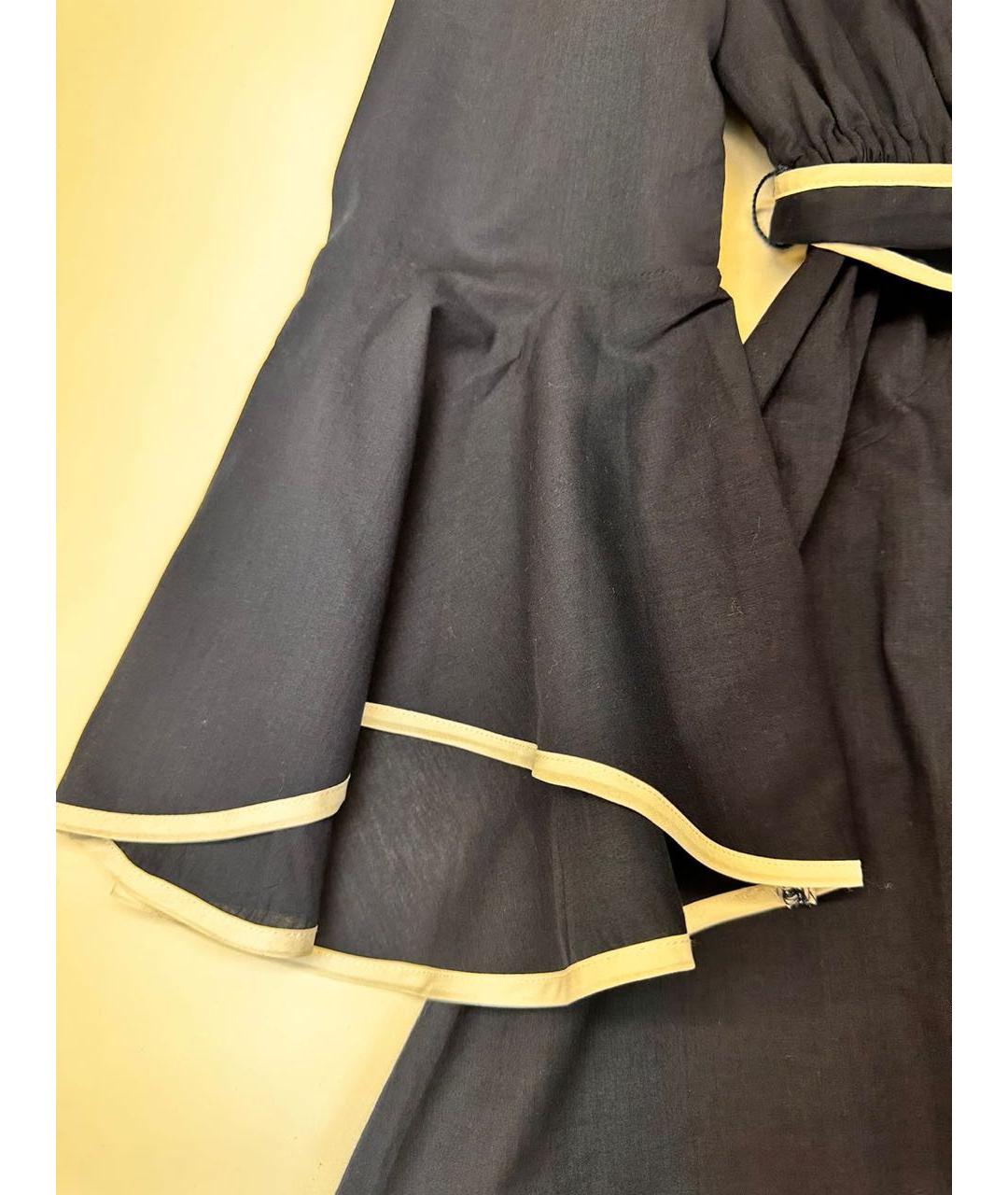 MICHAEL MICHAEL KORS Темно-синее хлопковое повседневное платье, фото 3