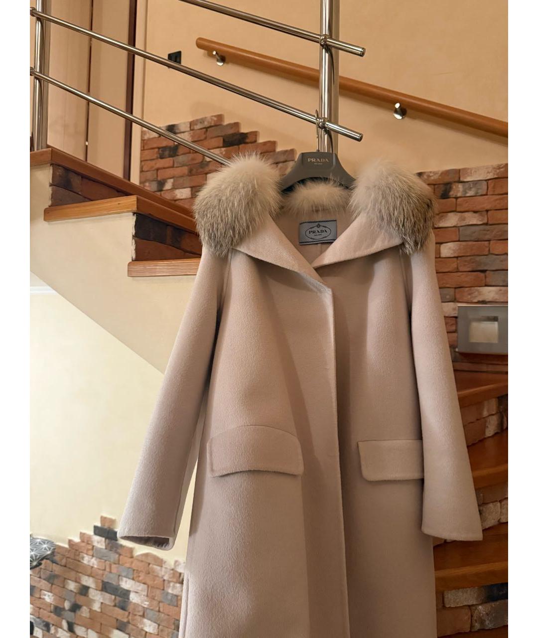 PRADA Шерстяное пальто, фото 4