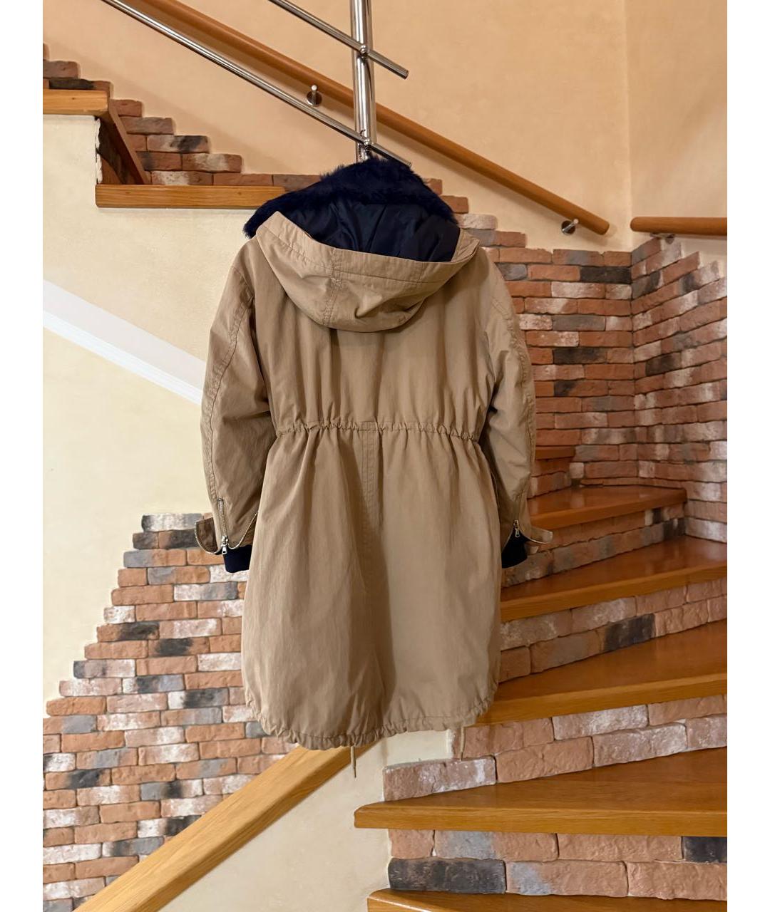 MAX MARA Бежевая парка, фото 6