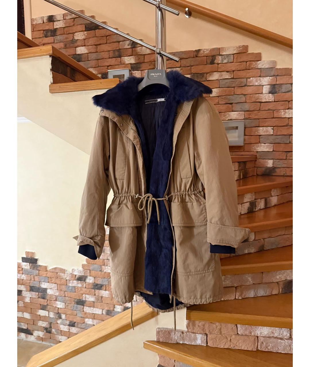 MAX MARA Бежевая парка, фото 5